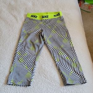 Nike, Medium, yellow and grey, dry fit workout pants